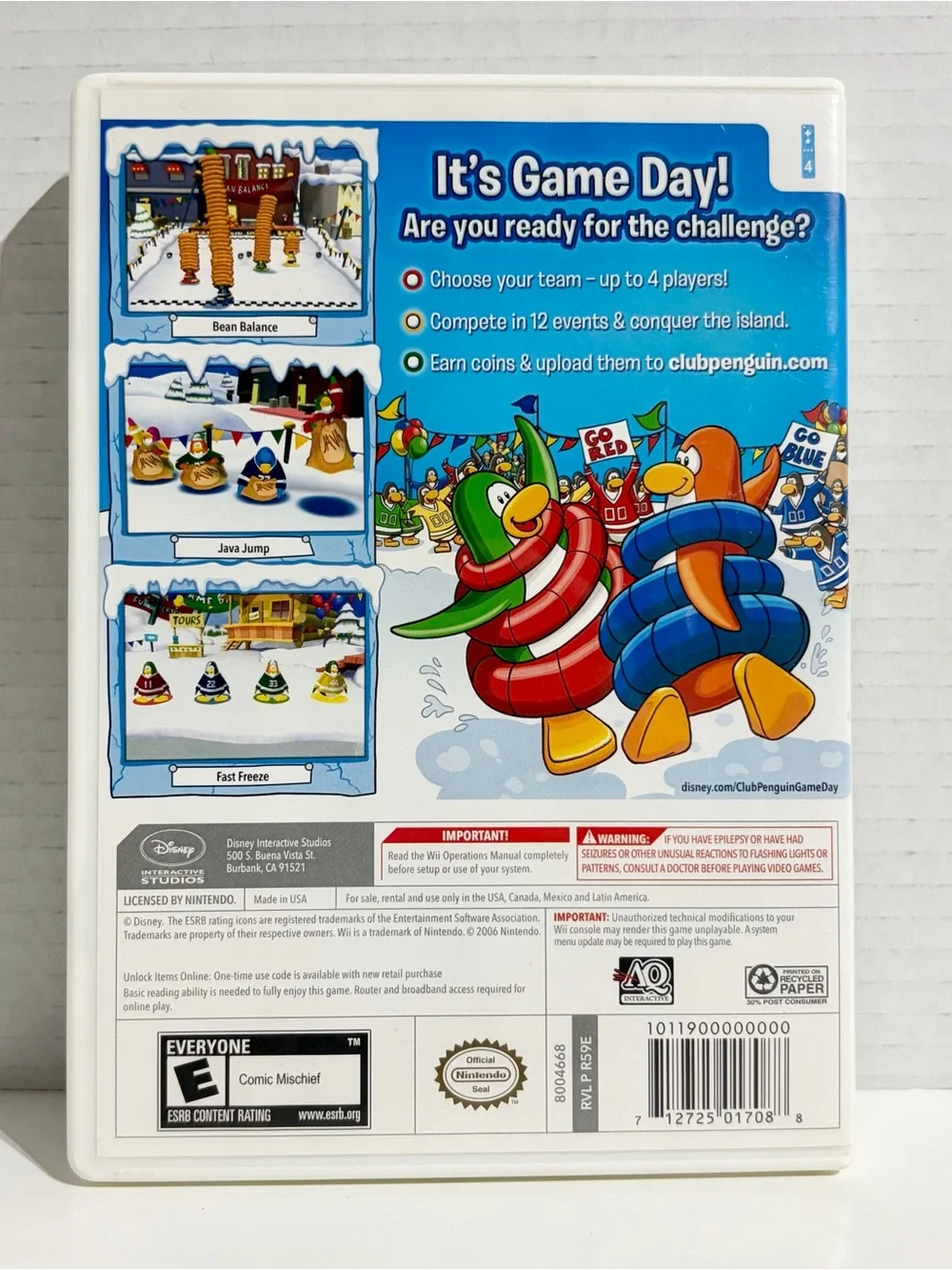 Wii club penguin